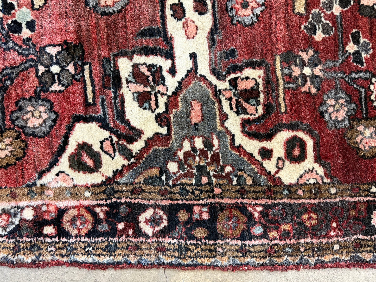 Hand-Knotted Hamadan Runner - 3’6”x9’2”