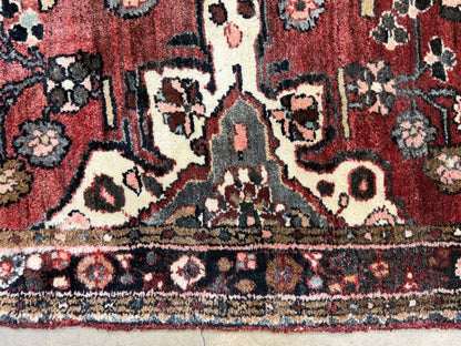 Hand-Knotted Hamadan Runner - 3’6”x9’2”