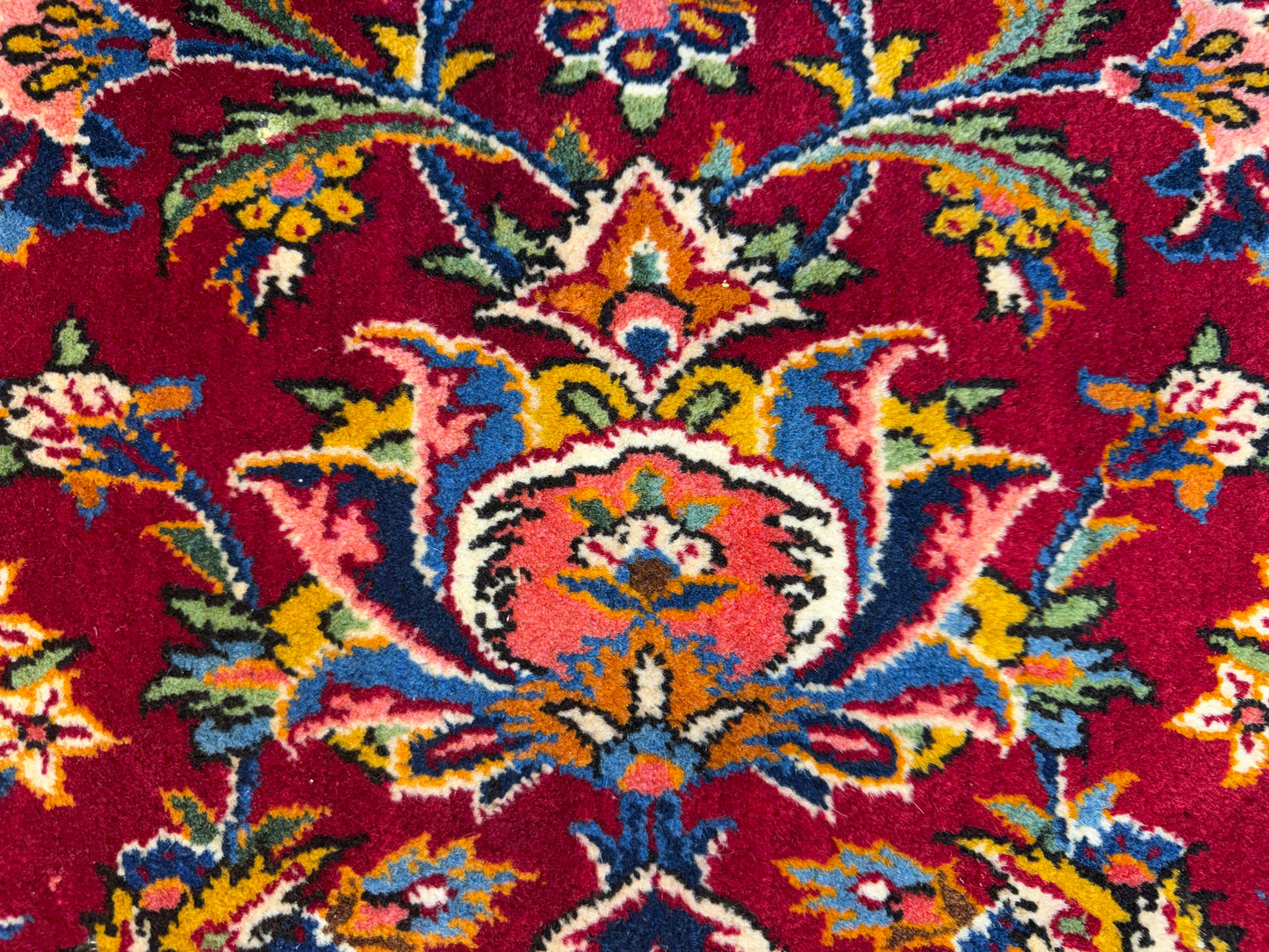 Antique Hand-Knotted Persian Kashan Rug - 10’4”x17’6”