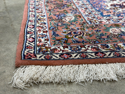 Hand-Knotted Persian Isfahan Rug - 5’3”x8’1”