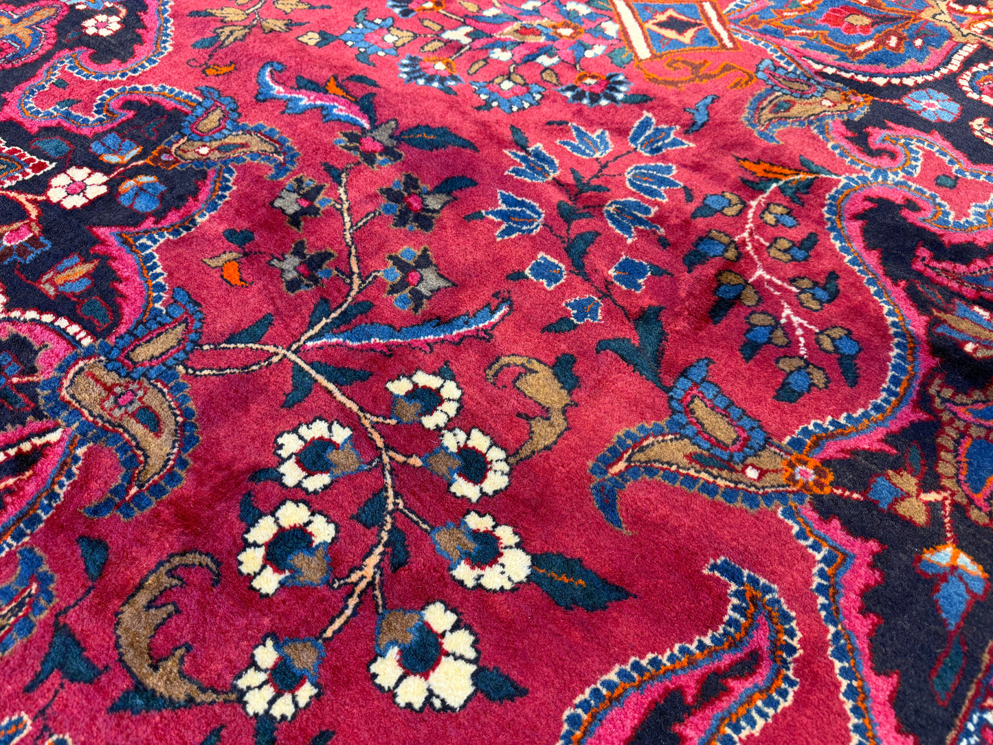 Hand-Knotted Persian Tabriz Rug - Signed - 10’x12’8”
