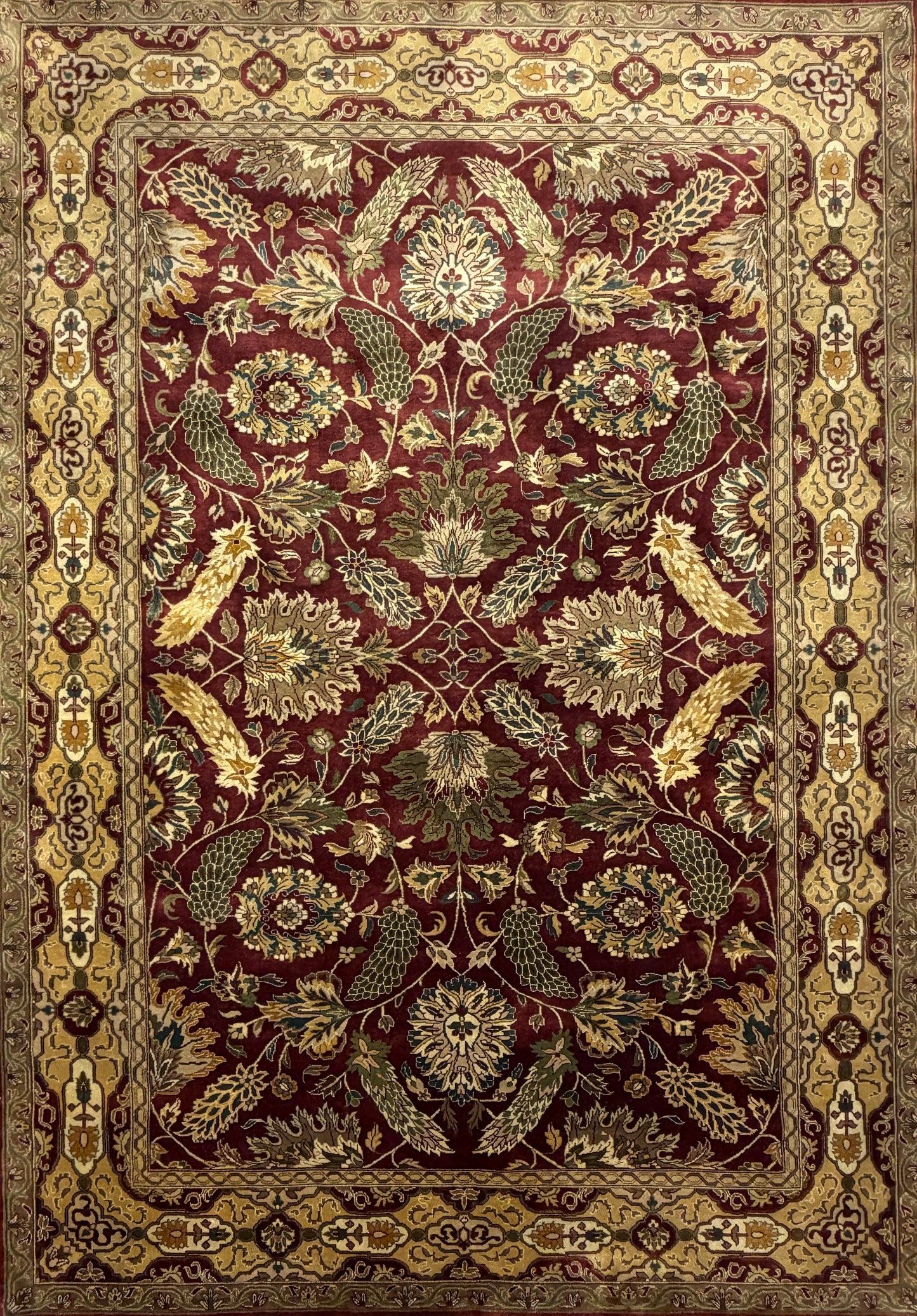 Hand-Knotted Agra Rug - 7’x10’