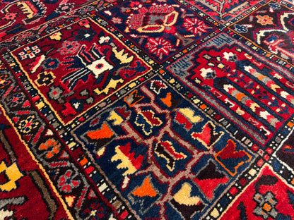 9’5”x11’9” Hand-Knotted Persian Bakhtiari Four Season Area Rug