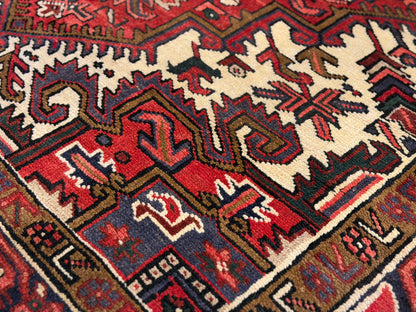 Hand-Knotted Persian Heriz Rug - 6'7"x10'4"