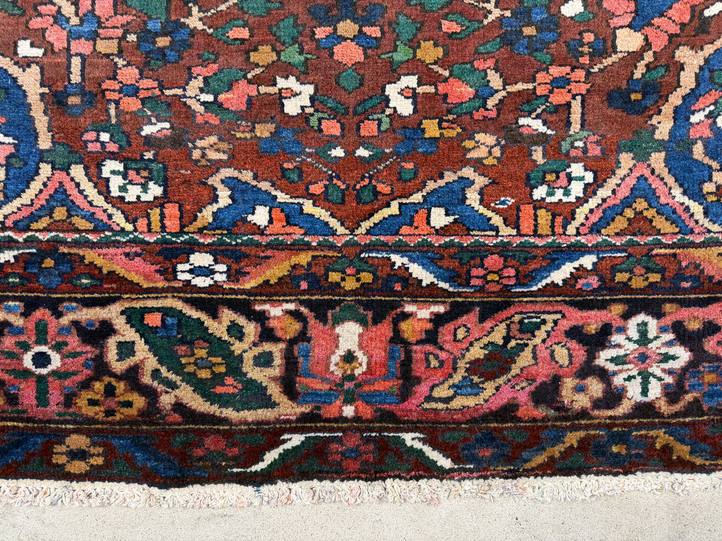 9’10”x13’10” Hand-Knotted Persian Bakhtiari Area Rug