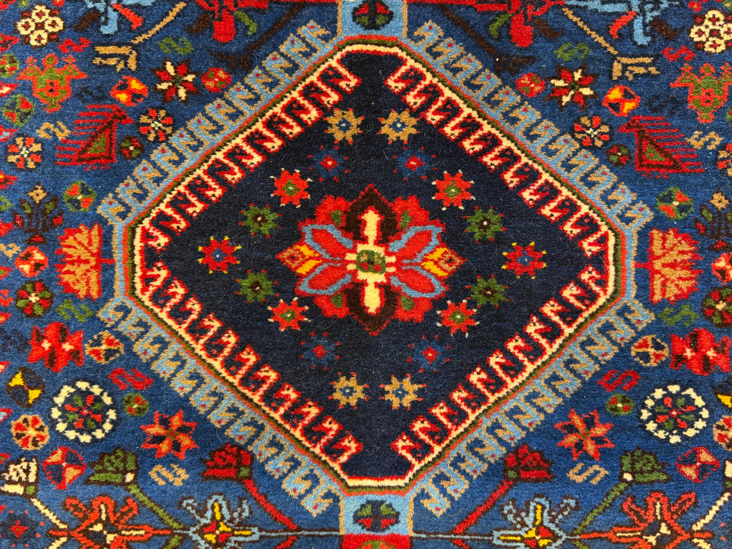 Hand-Knotted Yalameh Persian Runner - 2’11”x18’4”