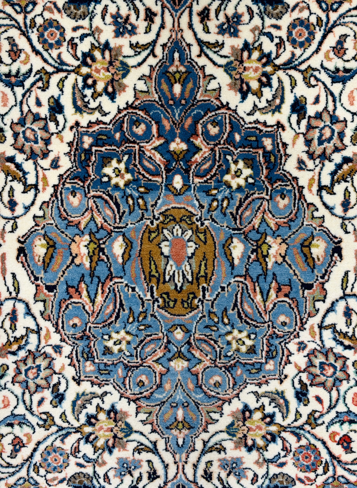 Hand-Knotted Persian Sarouk Rug - 4’5”x6’11”