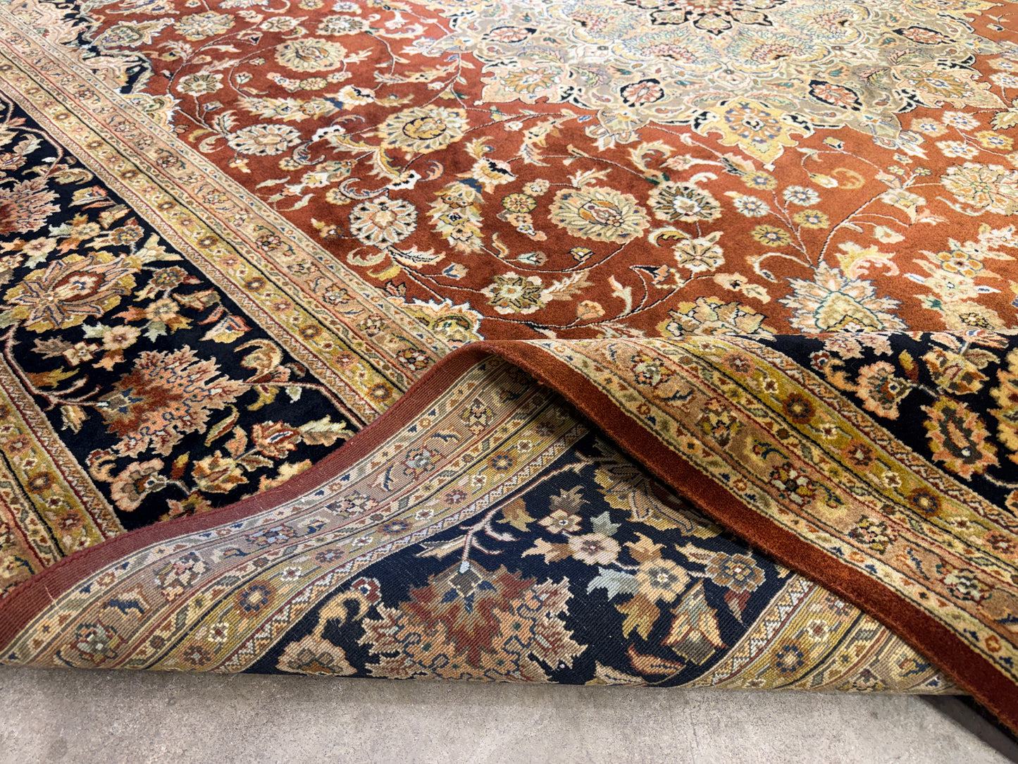 Hand-Knotted Oriental Rug - 9’9”x13’9”