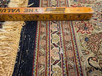 Hand-Knotted 80 Raj Persian Tabriz Mahi Rug - 4’1”x6’6”
