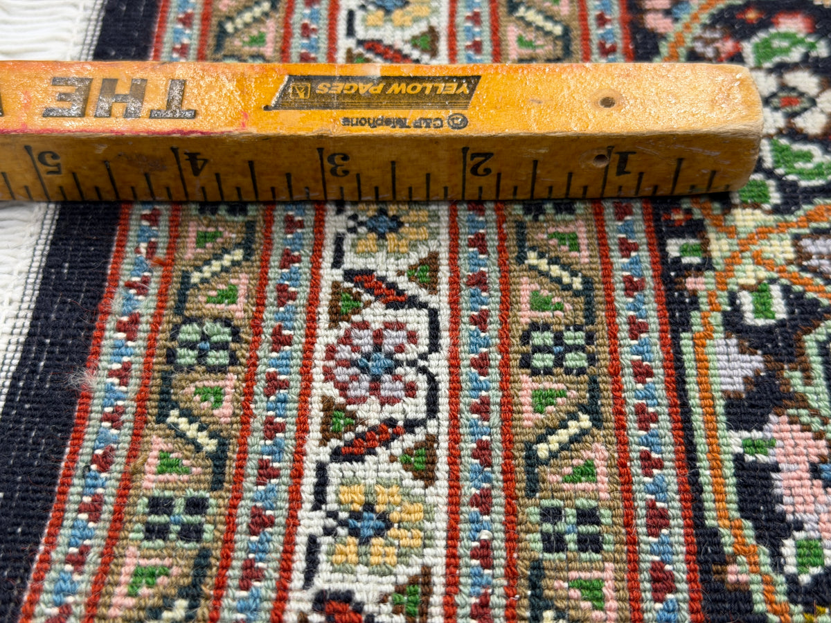 Hand-Knotted Persian Tabriz Mahi Rug - 6'8"x10'2"