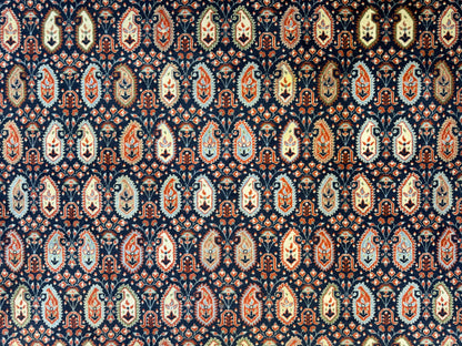 7’10”x11’7” Hand-Knotted Wool Persian Malayer Paisley Area Rug