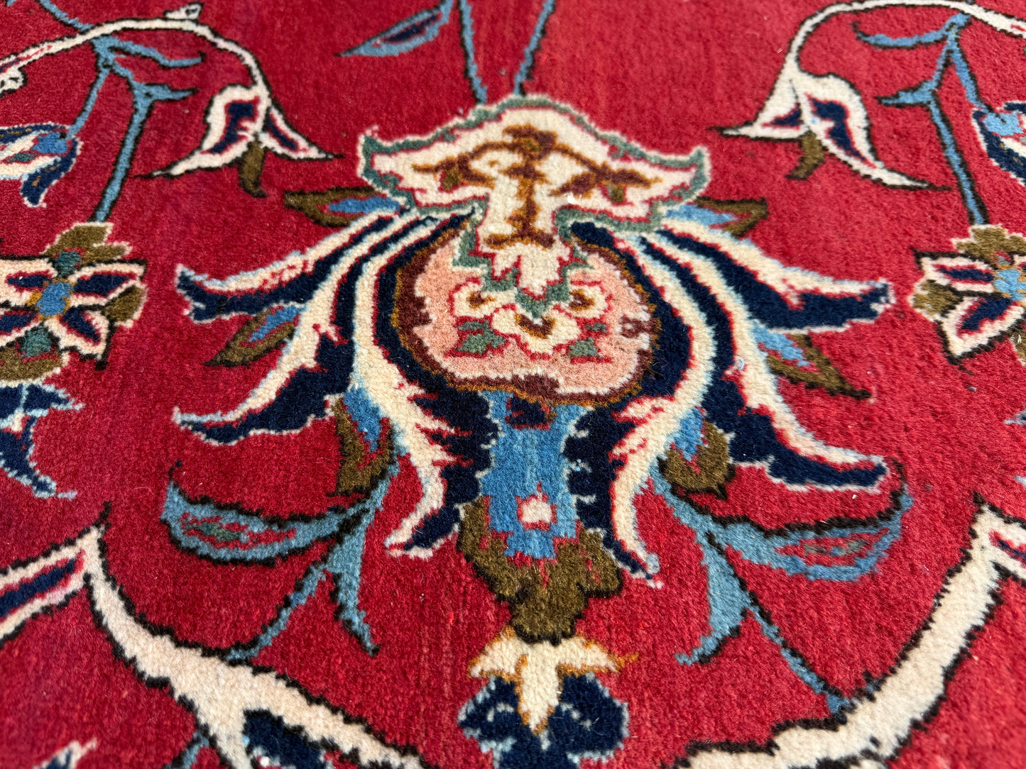 Hand-Knotted Persian Isfahan Rug - 13’9”x18’2”