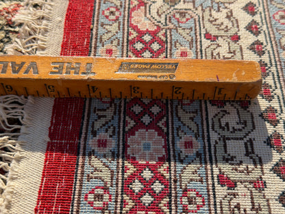 Antique Hand-Knotted 100% Kashmiri Silk Rug - 9’4”x12’