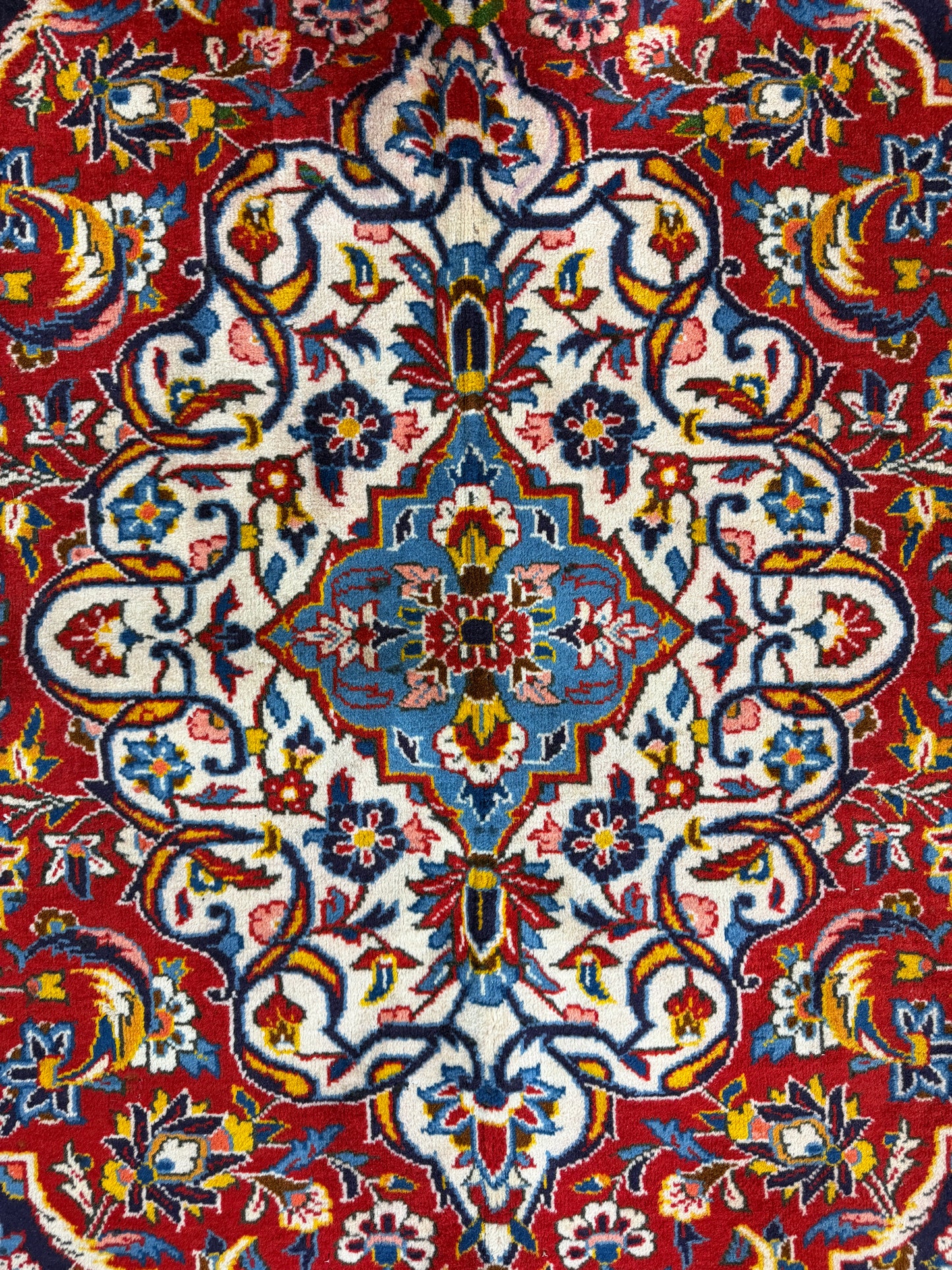 10’3”x16’8” Hand-Knotted Handmade Signed Miraftab Wool Persian Kashan Area Rug