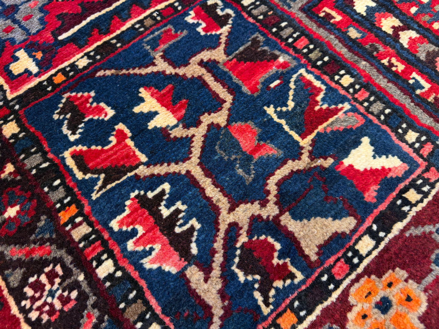 9’5”x11’9” Hand-Knotted Persian Bakhtiari Four Season Area Rug