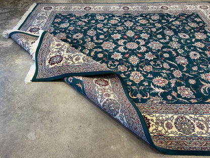 8’x10’ Hand-Knotted IndoKashan Oriental Area rug