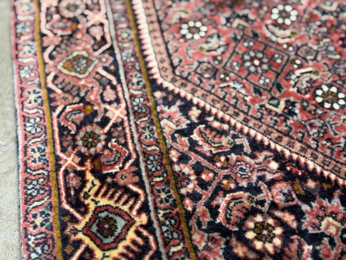 Hand-Knotted Persian Bidjar Rug - 3'7"x6'1"