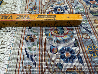 Hand-Knotted Persian Kashan Rug - Signed - 10’5”x13’10”
