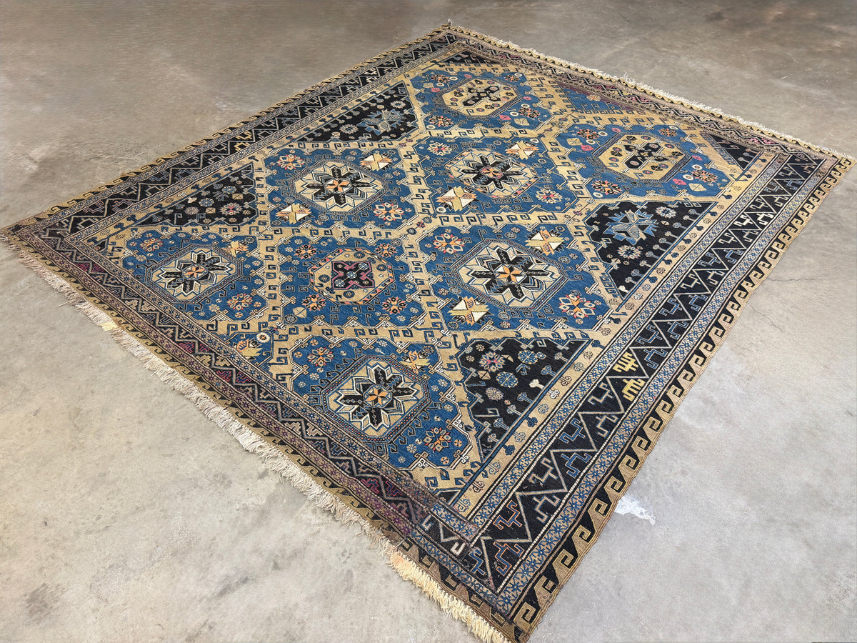 Antique Flatweave Soumak Rug - 8’6”x10’