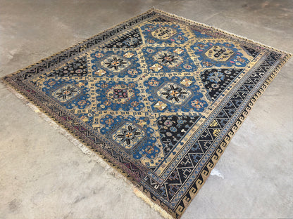 Antique Flatweave Soumak Rug - 8’6”x10’