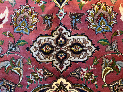 13’3”x20’2” Hand-Knotted 55 Raj Persian Tabriz Rug