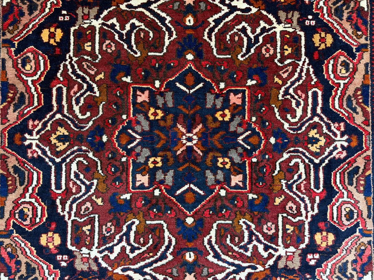 Antique Hand-Knotted Bakhtiari Rug - 5’5”x8’3”