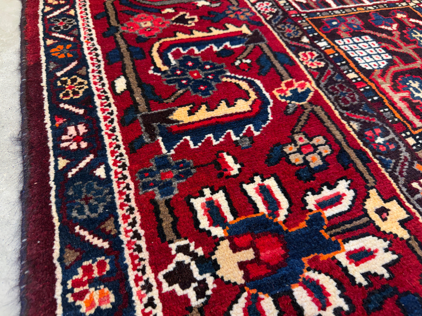 9’5”x11’9” Hand-Knotted Persian Bakhtiari Four Season Area Rug