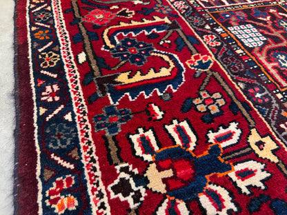 9’5”x11’9” Hand-Knotted Persian Bakhtiari Four Season Area Rug