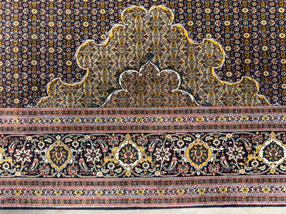 Hand-Knotted Persian Tabriz Mahi Rug - 6’6”x19’8”