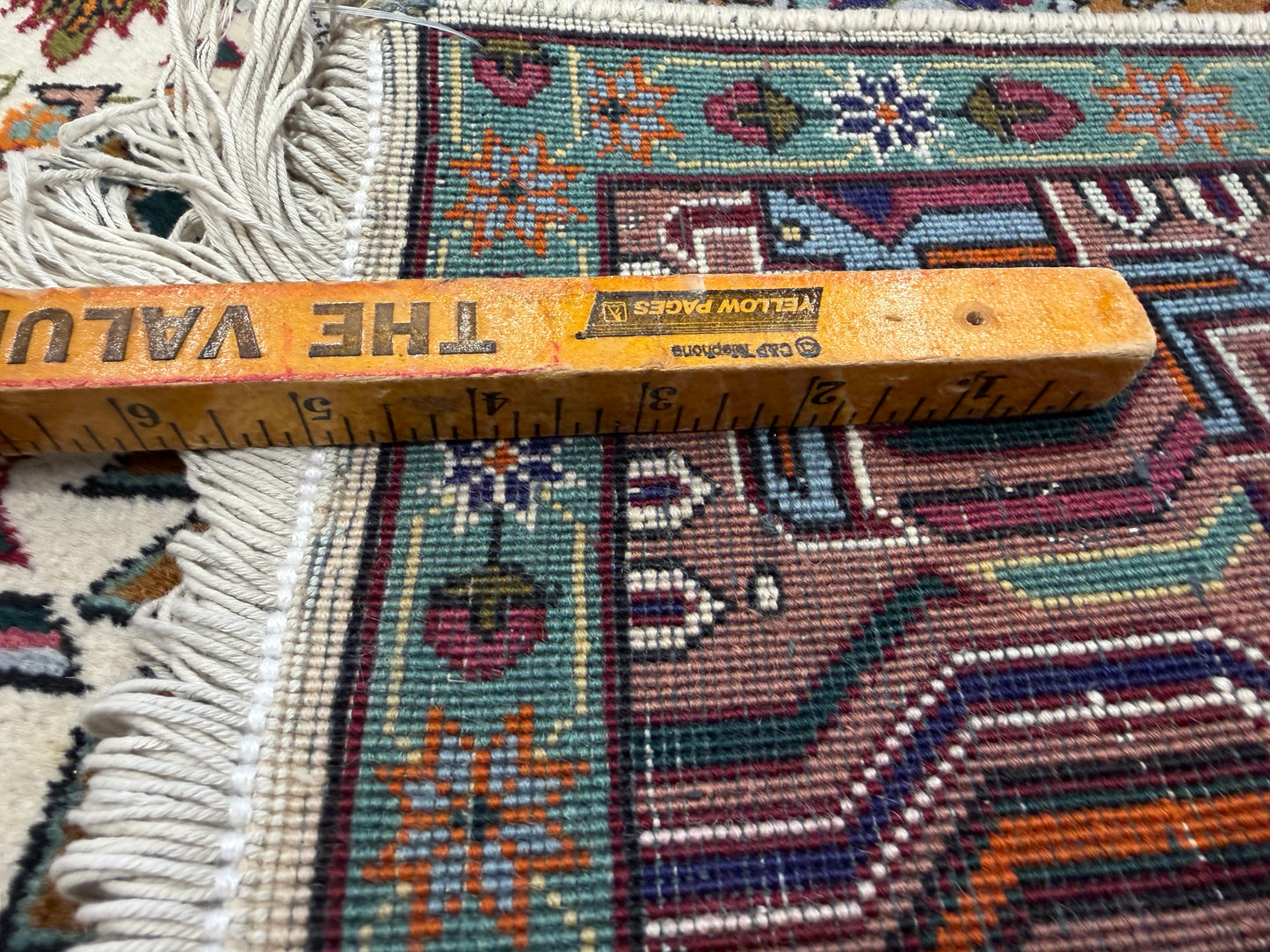 Hand-Knotted Persian Tabriz Heriz Rug - 3’3”x5’3”