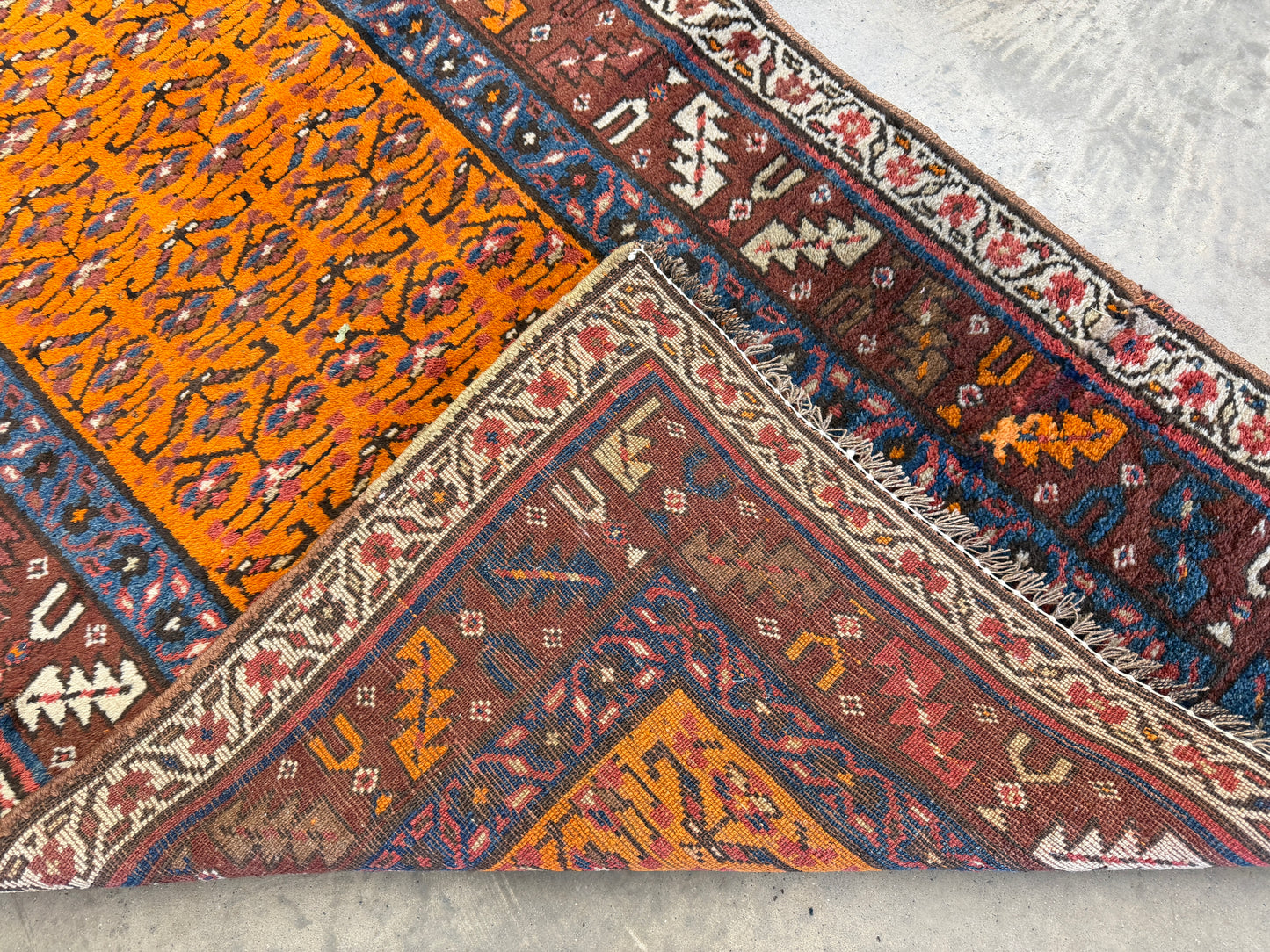 Hand-Knotted Heriz Runner - 3’3”x16’8”