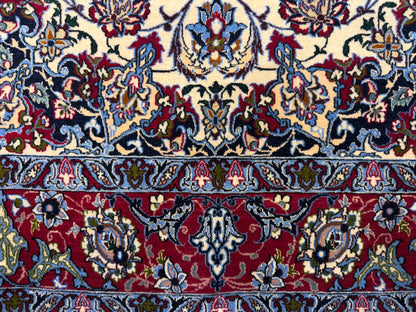 Hand-Knotted Persian Isfahan Rug - 3’6”x5’6”