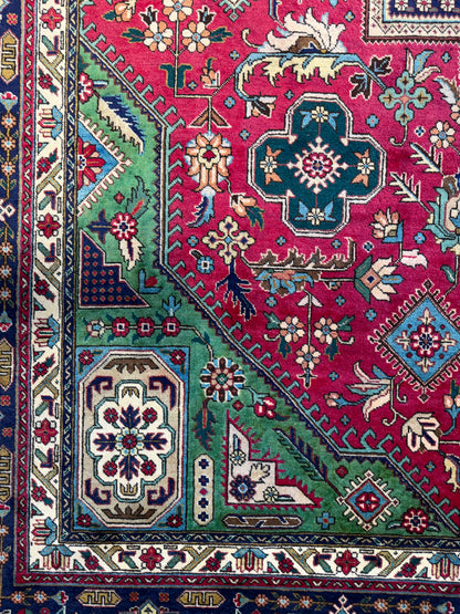 9’11”x13’ Hand-Knotted Persian Tabriz Area Rug