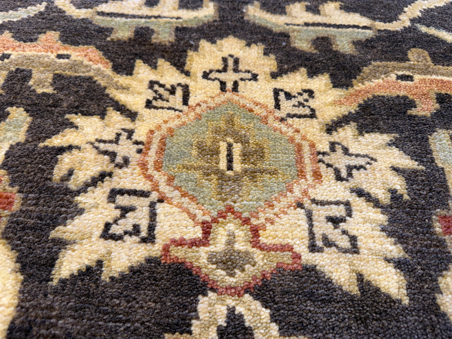 8’x10’ Hand-Knotted Wool Oushak Oriental Area Rug