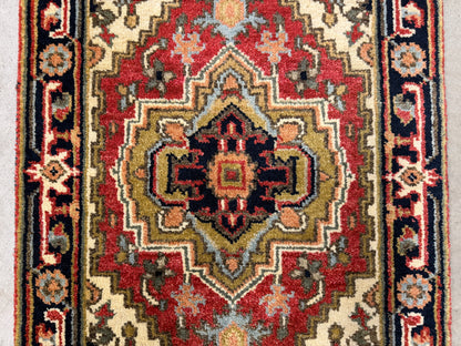 Hand-Knotted IndoHeriz Rug - 2’x3’