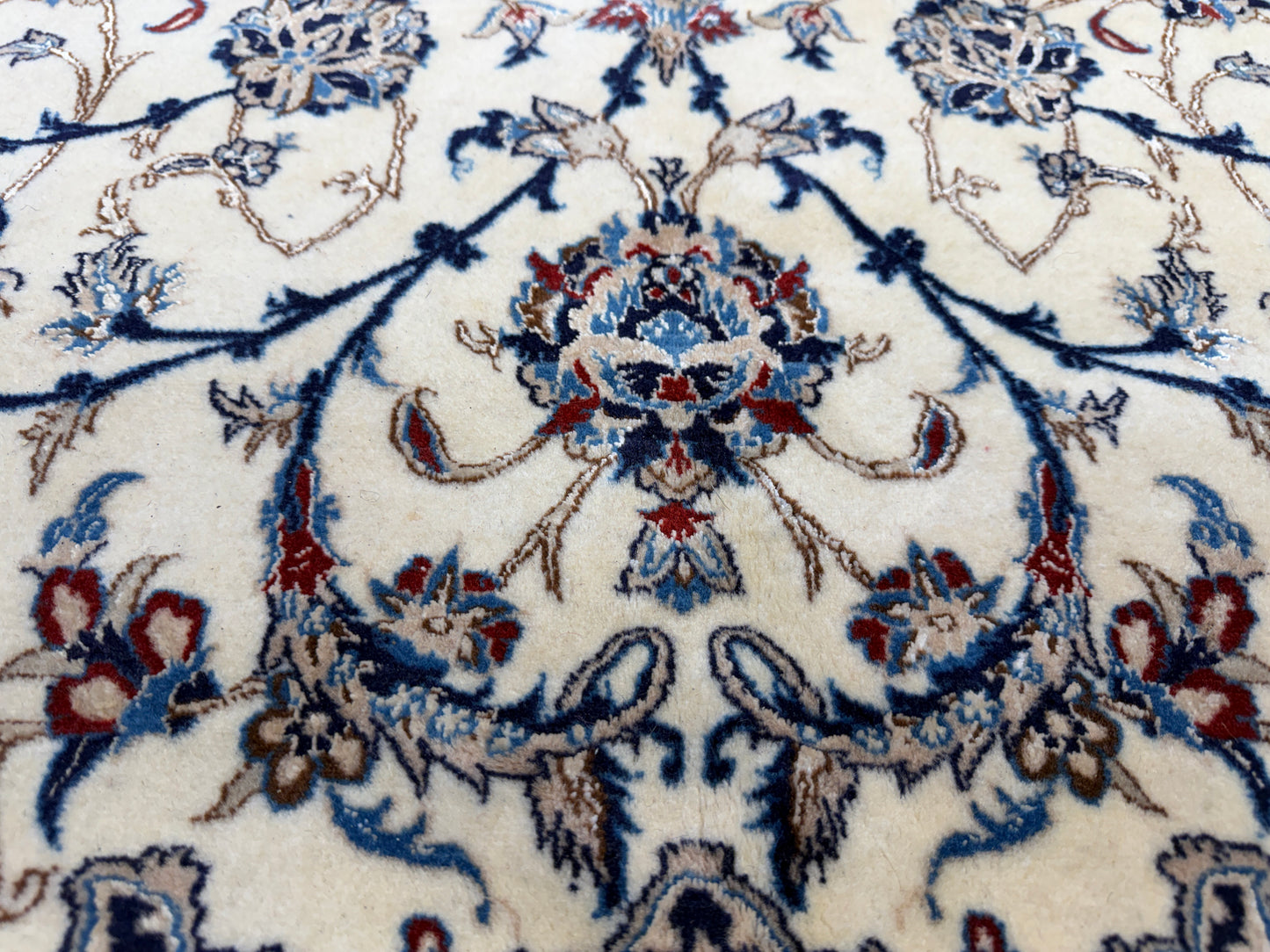 Hand-Knotted 4 La Persian Nain Rug - 10'3"x14'1"