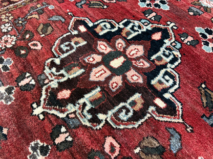 Hand-Knotted Hamadan Runner - 3’6”x9’2”