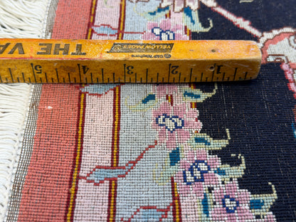 Hand-Knotted 60 Raj Persian Tabriz Rug - 6’7”x9’6”