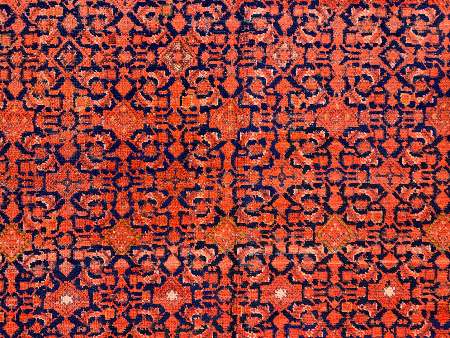 Antique Hand-Knotted Persian Malayer Runner - 6’9”x16’4”