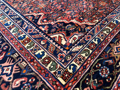 Hand-Knotted Persian Hamadan Rug - 10’6”x17’2”