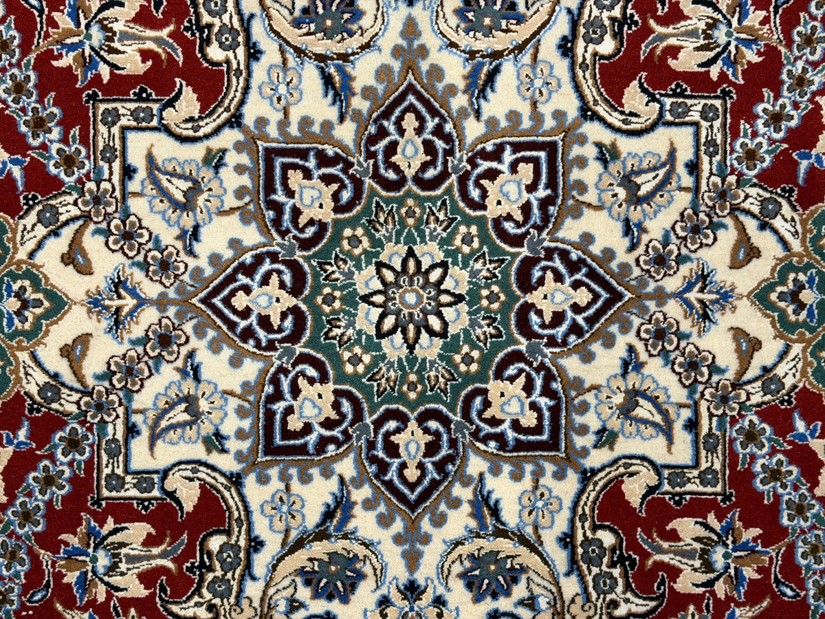 Hand-Knotted Persian Isfahan Rug - 6’8”x10’