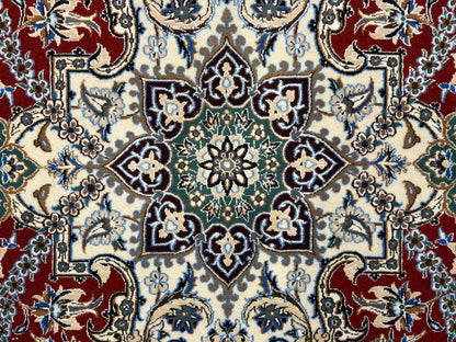 Hand-Knotted Persian Isfahan Rug - 6’8”x10’