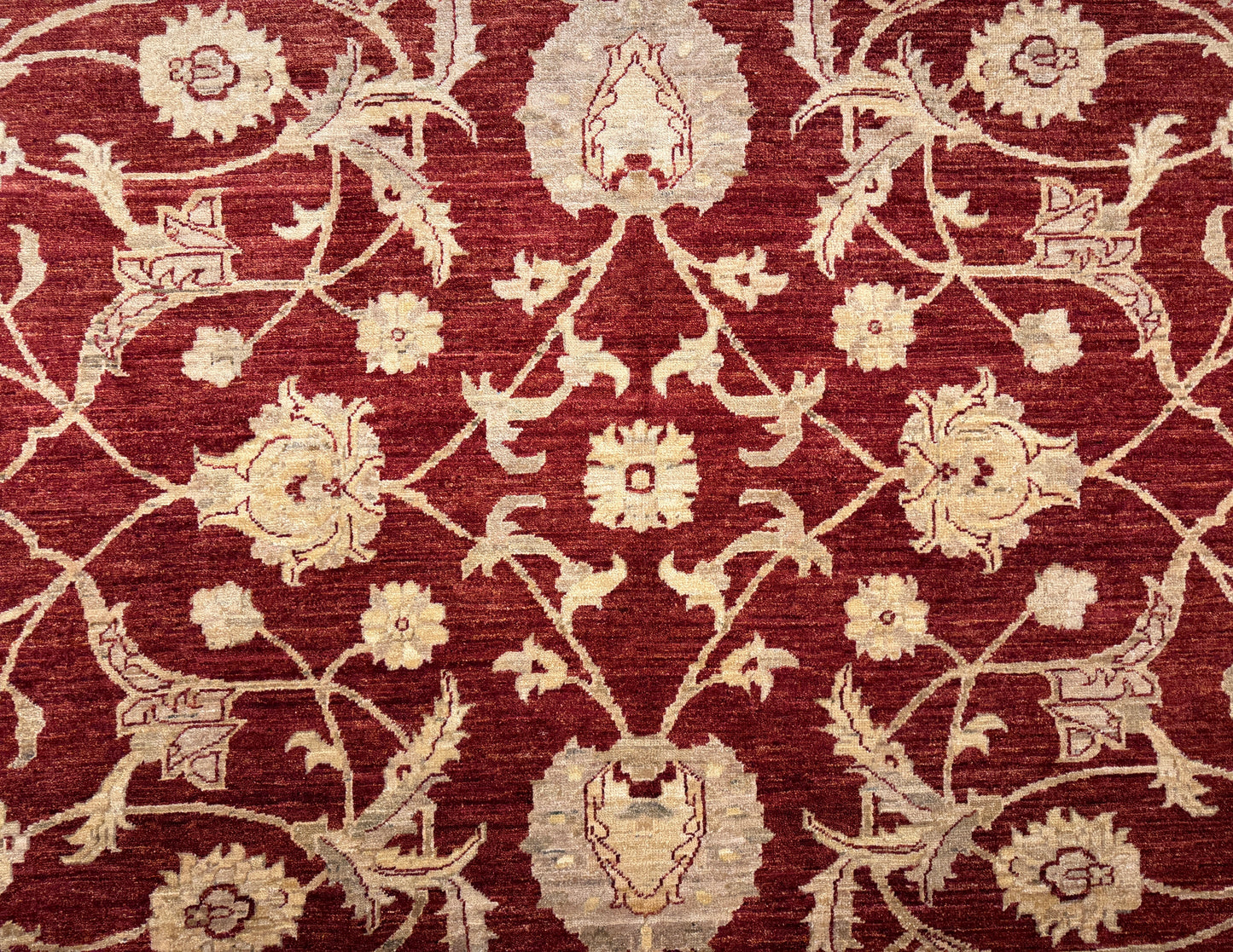Hand-Knotted Peshawar Rug - 8’x10’