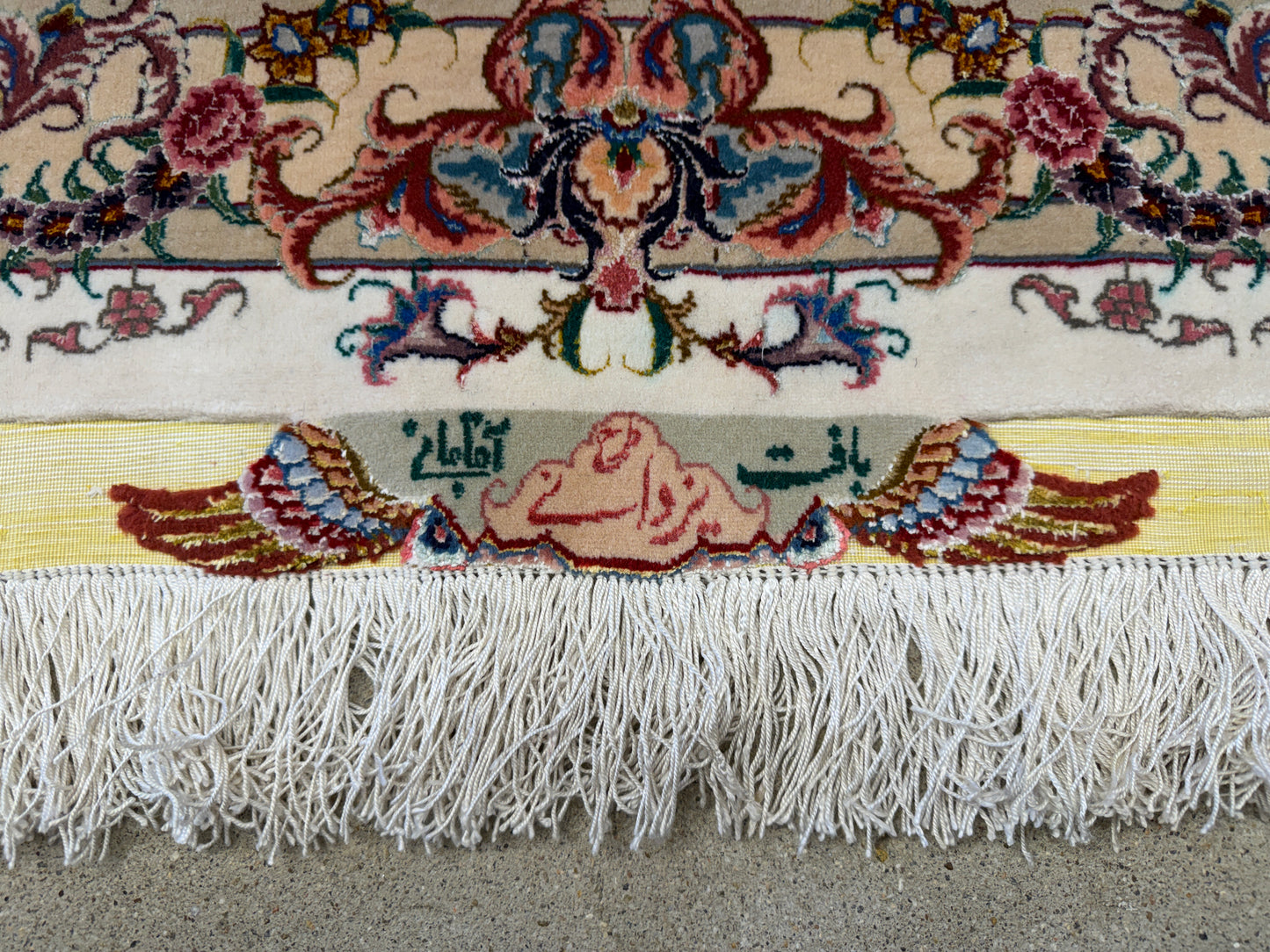 9’11”x13’6” Hand-Knotted 70 Raj Persian Tabriz Rug - Signed Aghajani