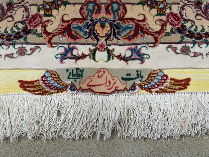 9’11”x13’6” Hand-Knotted 70 Raj Persian Tabriz Rug - Signed Aghajani
