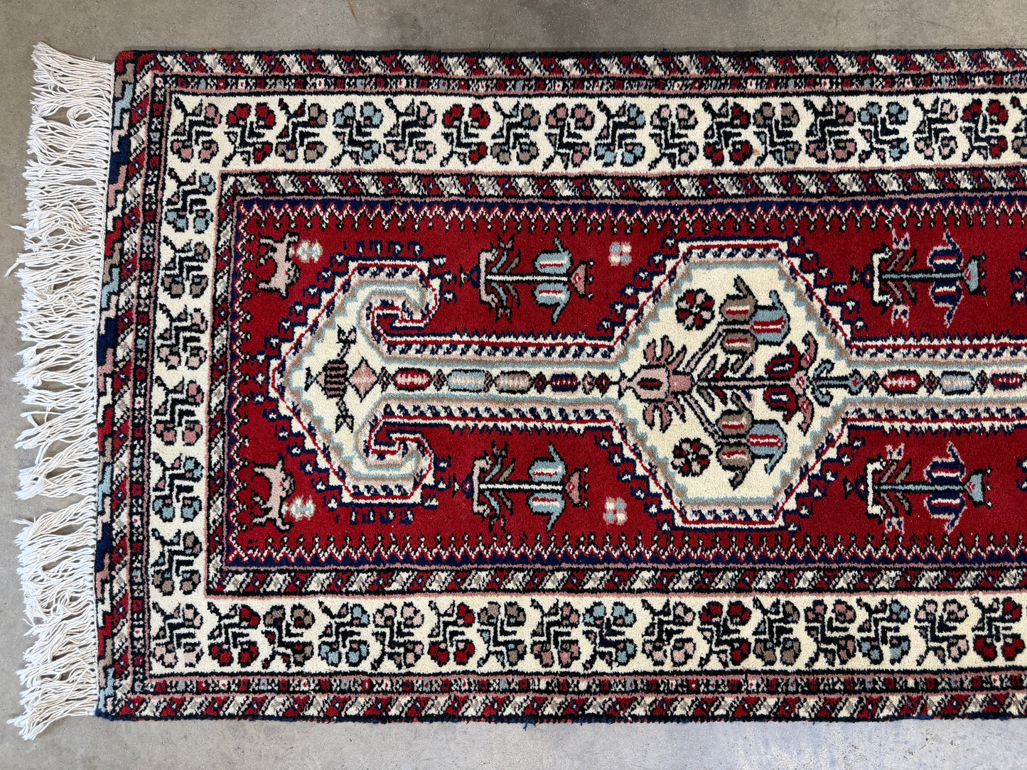Hand-Knotted Kazak Runner - 2’6”x14’1”