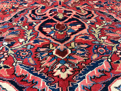 Hand-Knotted Persian Heriz Ahar Rug - 9’5”x12’3”