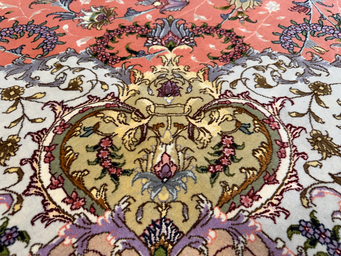 9’11”x13’4” Hand-Knotted 60 Raj Persian Tabriz Rug