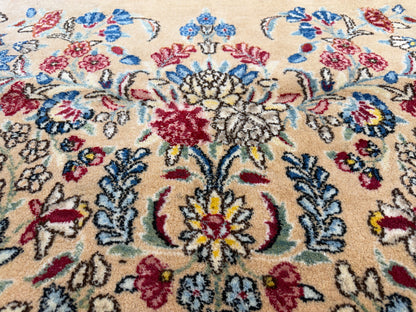 10’x13’ Hand-Knotted Persian Kerman Area Rug