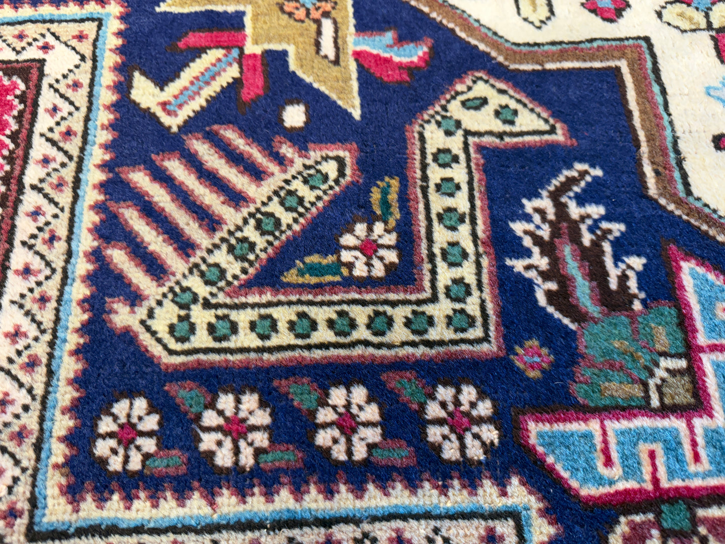 9’11”x13’ Hand-Knotted Persian Tabriz Area Rug